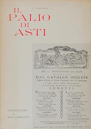 Imagen del vendedor de Il Palio di Asti. Cronache e documenti a la venta por FABRISLIBRIS