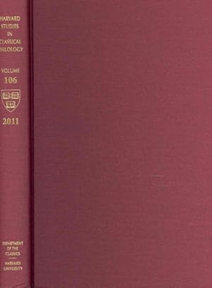 Seller image for Harvard Studies in Classical Philology for sale by GreatBookPrices