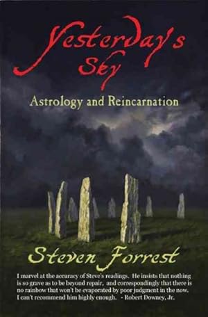 Imagen del vendedor de Yesterday's Sky : Astrology and Reincarnation a la venta por GreatBookPrices