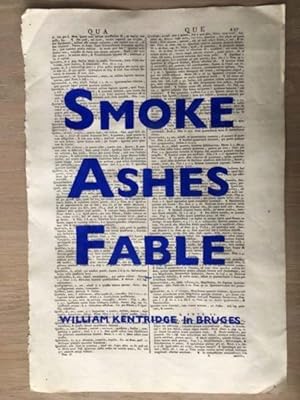 Seller image for William Kentridge : Smoke, Ashes, Fable for sale by GreatBookPrices