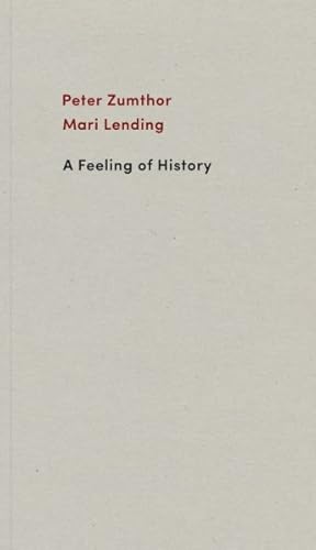 Imagen del vendedor de Feeling of History a la venta por GreatBookPrices