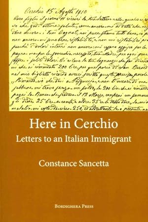 Seller image for Here in Cerchio : Letters to an Italian Immigrant for sale by GreatBookPrices