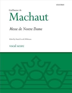 Seller image for La Messe De Nostre Dame : Vocal Score for sale by GreatBookPrices