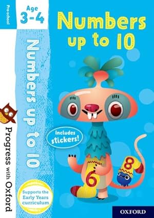 Imagen del vendedor de Progress With Oxford: Numbers Up To 10 Age 3-4 a la venta por GreatBookPrices