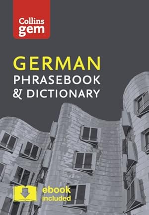 Imagen del vendedor de Collins German Phrasebook and Dictionary Gem Edition : Essential Phrases and Words in a Mini, Travel-sized Format a la venta por GreatBookPrices