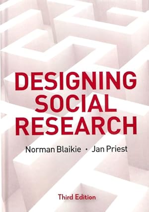 Imagen del vendedor de Designing Social Research : The Logic of Anticipation a la venta por GreatBookPrices