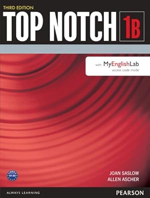 Bild des Verkufers fr Top Notch 1 Student Book Split B + Myenglishlab zum Verkauf von GreatBookPrices