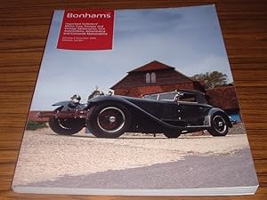 Important Collectors' Motor Cars, Pioneer and Vintage Motorcycles, Fine Automobilia, Aeronautica ...