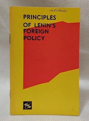 Imagen del vendedor de Principles of Lenin's Foreign Policy a la venta por Book House in Dinkytown, IOBA