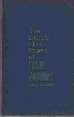 Seller image for The Literary Club Papers of Eslie Asbury, Vol 1, 1926-1970 for sale by ABookLegacy, Mike and Carol Smith