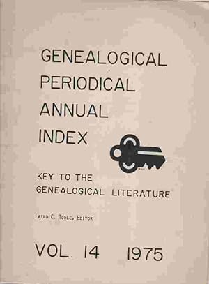 Seller image for Genealogical Periodical Annual Index, Volume 14 for sale by ABookLegacy, Mike and Carol Smith