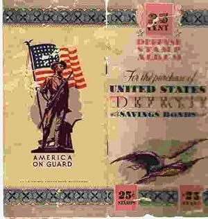 United States Defense Savings Bonds Stamp Album w/ stamps 1942