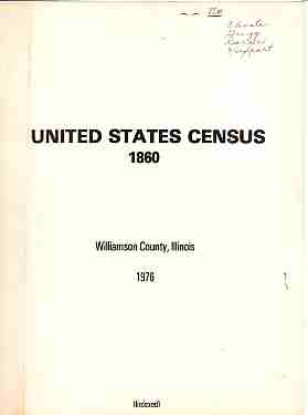 United States census, 1860, Williamson County, Illinois