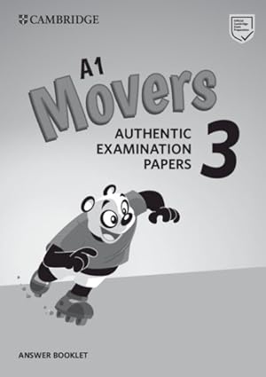 Imagen del vendedor de A1 Movers 3 Answer Booklet : Authentic Examination Papers a la venta por GreatBookPrices