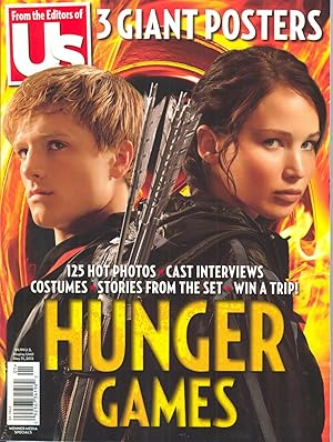 Us Magazine, Special The Hunger Games 2012 Collector's Edition. 125 Hot Photos, 3 Giant Posters