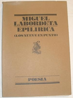 Seller image for Epilirica (los nueve en punto) for sale by Aaromadelibros