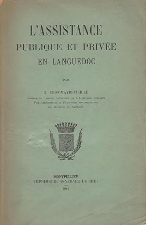L'Assistance publique et privée en Languedoc