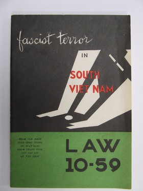 Image du vendeur pour Fascist terror in South Viet Nam, Law 10-59 mis en vente par Kennys Bookstore