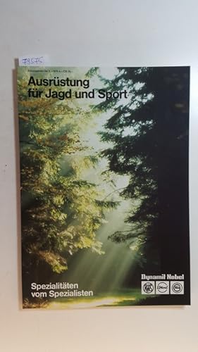 Seller image for AUSRSTUNG FR JAGD UND SPORT. Spezialitten vom Spezialisten. for sale by Gebrauchtbcherlogistik  H.J. Lauterbach