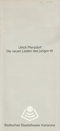 Seller image for Programmheft Die neuen Leiden des jungen W. Stck von Ulrich Plenzdorf. Spielzeit 1975 / 76 Heft 19 for sale by Programmhefte24 Schauspiel und Musiktheater der letzten 150 Jahre