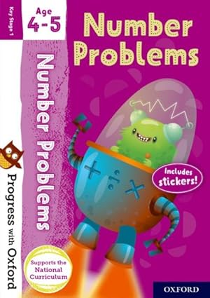 Imagen del vendedor de Progress With Oxford: Number Problems Age 4-5 a la venta por GreatBookPrices