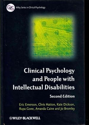 Bild des Verkufers fr Clinical Psychology and People with Intellectual Disabilities zum Verkauf von GreatBookPrices