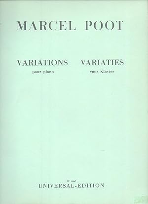 Variations pour piano / Variaties voor Klavier.