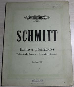 Immagine del venditore per Aloys Schmitt - Exercices prparatoires pour PIANO - Op.16 - Main fixe venduto da Bouquinerie Spia