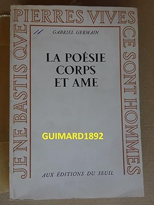 La Poésie Corps et âme