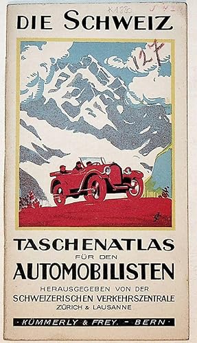 Imagen del vendedor de Die Schweiz - Taschenatlas fr den Automobilisten. a la venta por ANTIQUARIAT.WIEN Fine Books & Prints