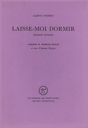 Seller image for Laisse-moi dormir (Famme dorme) for sale by Di Mano in Mano Soc. Coop