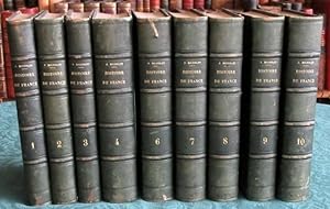 Histoire de France. 15 tomes sur 17 en 9 volumes.