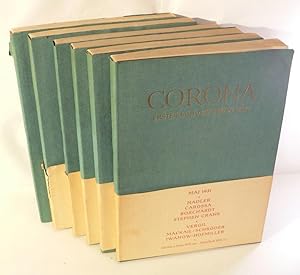 Corona - Zweimonatsschrift, herausgegeben von Martin Bodmer und Herbert Steiner, kpl. 1. Jahrg., ...