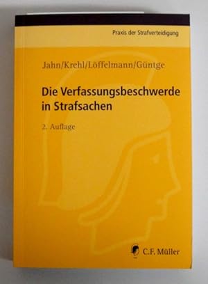 Immagine del venditore per Die Verfassungsbeschwerde in Strafsachen -Language: german venduto da GreatBookPrices