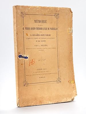 Mémoire pour servir à M. Pierre-Joseph-Théodore-Jules de Pardaillan se disant Comte de Pardaillan...