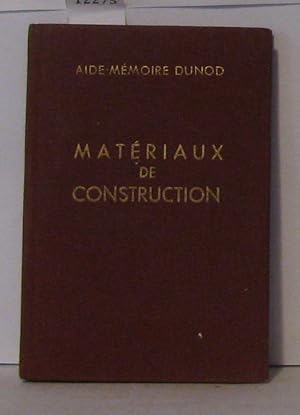 Seller image for Matriaux de construction for sale by Librairie Albert-Etienne