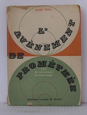 Imagen del vendedor de L'avnement de promthe a la venta por Librairie Albert-Etienne