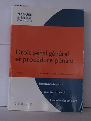 Droit pénal général et procédure pénale