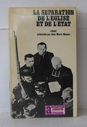 Image du vendeur pour La sparation de l'glise et de l'tat ( 1905 ) mis en vente par Librairie Albert-Etienne