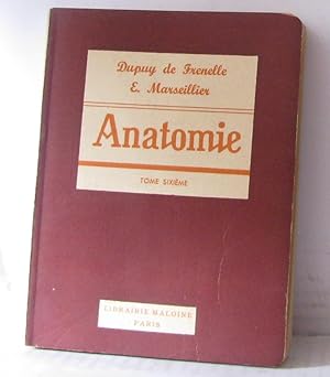 Precis d'anatomie descriptive et regionale Tome 6