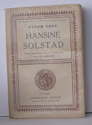 Imagen del vendedor de Hansine solstad a la venta por Librairie Albert-Etienne