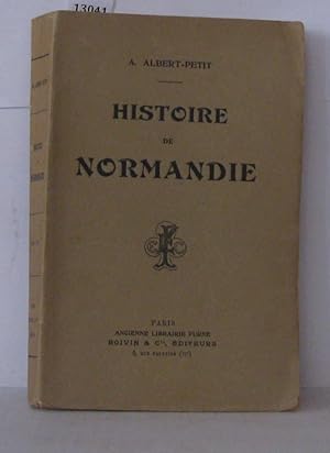 Immagine del venditore per Histoire de Normandie venduto da Librairie Albert-Etienne