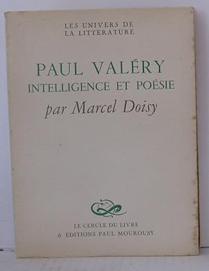 Immagine del venditore per Paul valry intelligence et posie venduto da Librairie Albert-Etienne