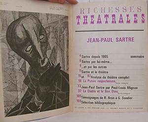 L'Avant Scène - Théâtre - N°402-403 Spécial Sartre : La Putain respectueuse Le Diable et le bon D...