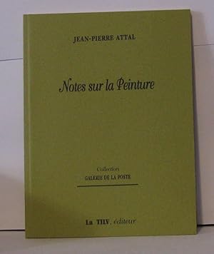 Bild des Verkufers fr Notes sur la peinture zum Verkauf von Librairie Albert-Etienne