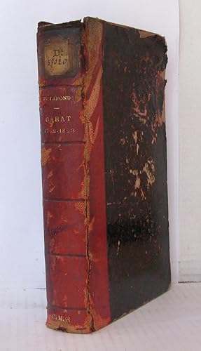 Image du vendeur pour Garat 1762-1823 mis en vente par Librairie Albert-Etienne