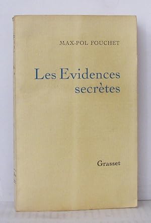 Seller image for Les vidences secrtes for sale by Librairie Albert-Etienne