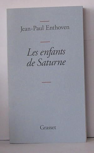 Imagen del vendedor de Les enfants de saturne a la venta por Librairie Albert-Etienne