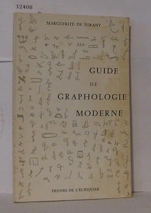 Imagen del vendedor de Guide de graphologie moderne a la venta por Librairie Albert-Etienne