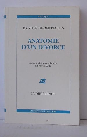 Seller image for Anatomie d'un divorce for sale by Librairie Albert-Etienne